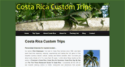 Desktop Screenshot of costaricacustomtrips.com