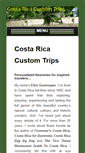 Mobile Screenshot of costaricacustomtrips.com
